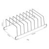 Air Fryer Backen Rack Metall Quadrat/Rund/Rechteck Ofen Grill Racks Airfryer Zubehör