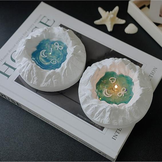 Ocean Glacier Shape Scented Candles Handmade Birthday Gifts Creative Tabletop Ornaments Aromatherapy