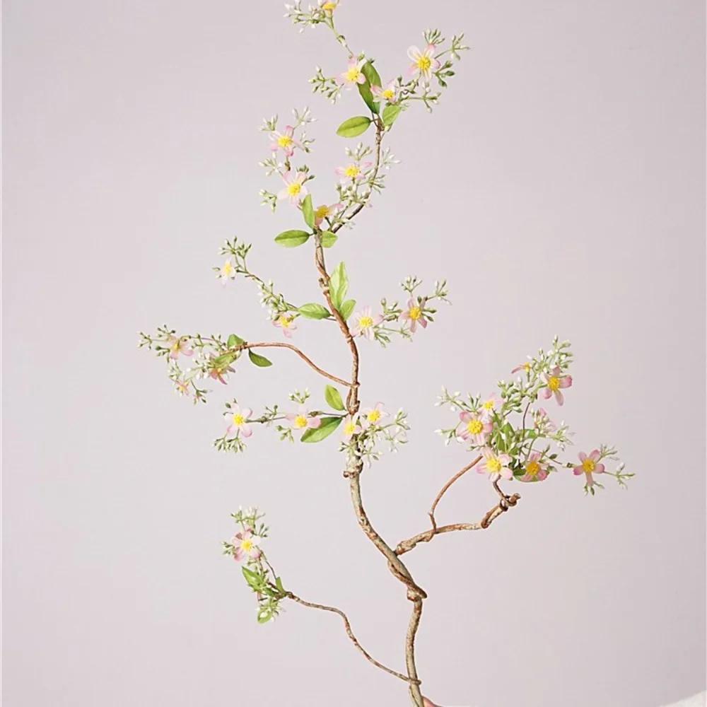120cm Artificial Willow Deadwood Plastic Luxury Simulation Tree Branch Realistic Elegant Fake Plant Living Room Decor