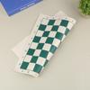 1 Stück Schachbrett aus PVC-Leder, 34,5 cm, tragbar, weich, rollbar, langlebig, Schachbrett