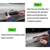 MENDX Exterior Door Handle Cover for Lexus Gx 460 2010-2022 Glossy Black Exterior Door Handle Cover Trim Car Accessories