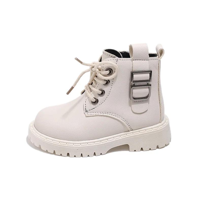 2024 Children Short Boots for Girls Autumn Winter New Fashion Korean Style Soft Bottom Casual Anti-slippery Trendy Zipper Shoes
