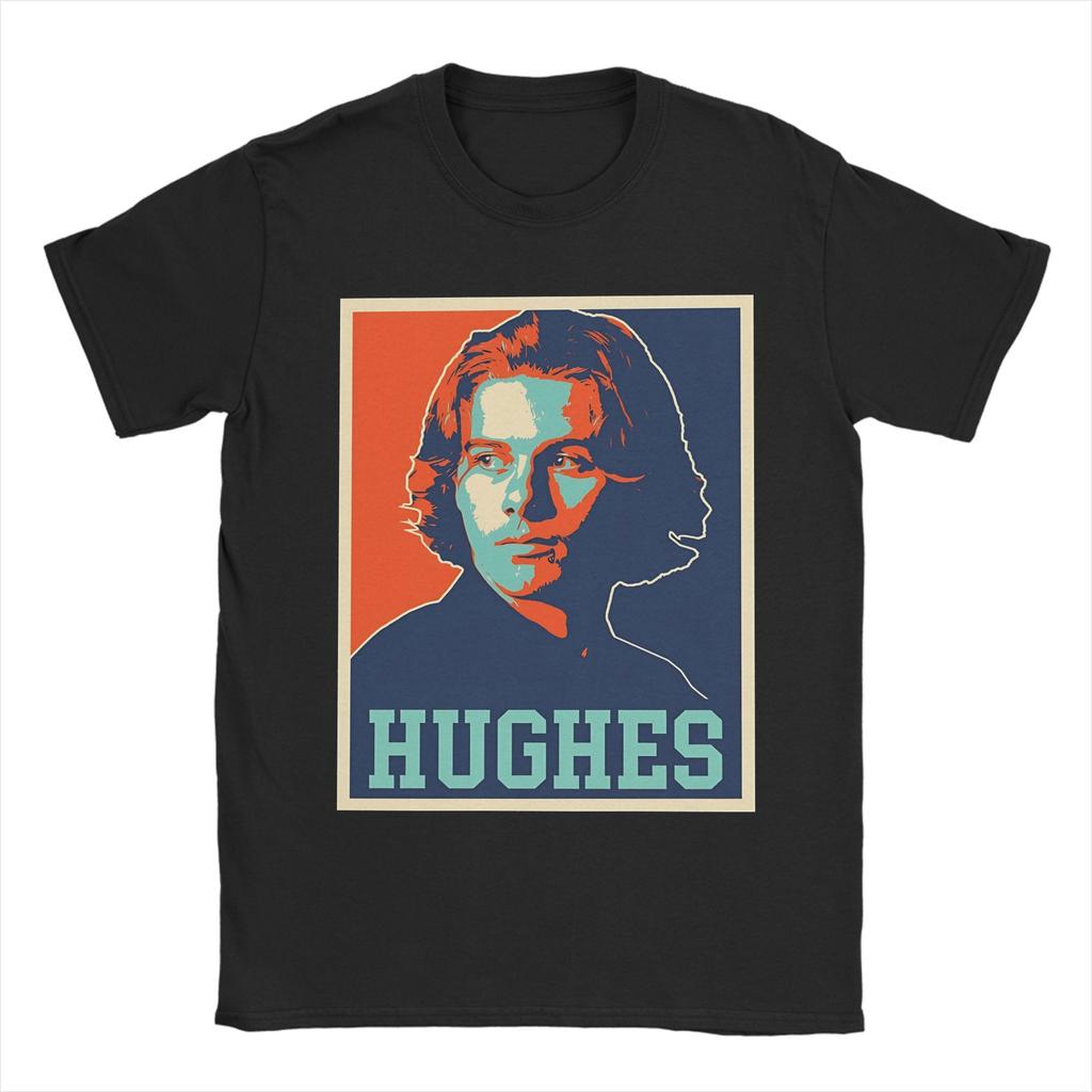 Hockey Hughes 86 USA T-Shirt Sommer Ästhetische T-Shirts Baumwolle Neuheit T-Shirt Für Unisexs Kurzärmelige Gemusterte Oberteile