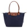 Le Pliage Tote Bag With Metal Fastening Recycled Canvas Women Tote Bags Navy-Blue L2605089P68