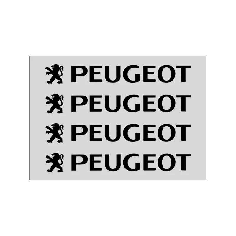 

2026 Hot Car Sticker For Peugeot Car Styling Door Handle Stickers Tire Rear View Mirror Decals For Peugeot 408 4008 308 3008 Rif коричневый