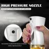 2025 Oil Spray Bottle 200ml High Borosilicate Glass Cooking Oil Dispensers Olive Oil Sprayer Mister for Air Fryer Salad Bakingfor Glass Oil