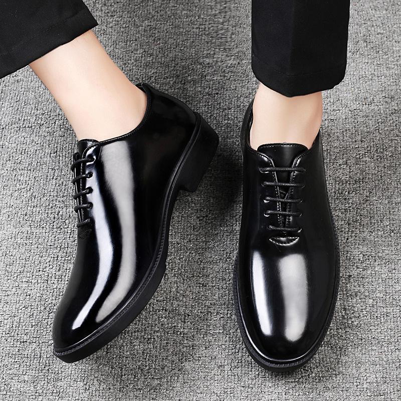 All-match Men Casual Dress Footwear Classic Men Shoes for Wedding Brand Men's Shoes Business Men Oxford Leather Shoes Size 36-49