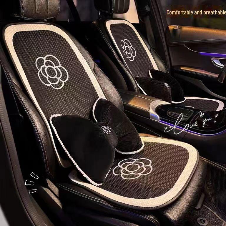 Roztomilý polštář do auta za krk s podporou pasu pro ženy