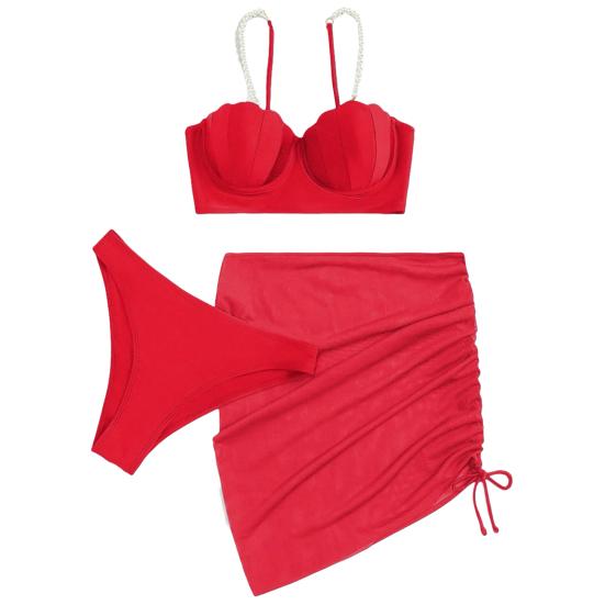 Costum de baie chic cu sârmă Adunare confortabilă pentru femeie de vară