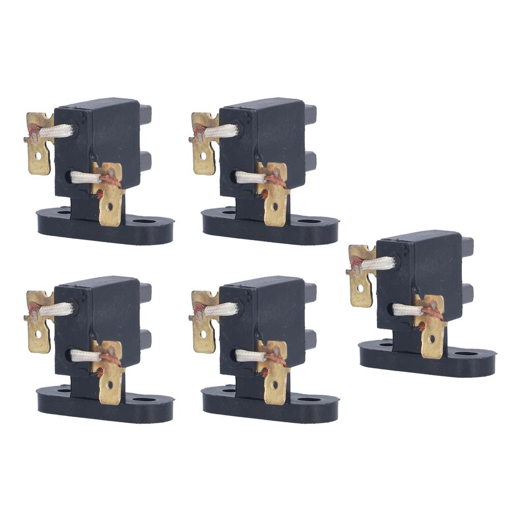 10Pcs Generator Carbon Brush Convenient Easy Connection Sturdy Durable Reliable Assembly Generator