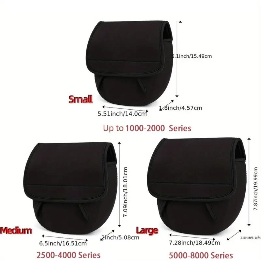 Protective Case Spinning Fishing Reel Cover Fishing Reel Storage Bag Travel Carry