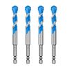 High Hardness Eccentric Drill Precisions Drilling 5/6/8/10/12mm Glass Tile Ceramic Punching Rock Triangles Drill Bit