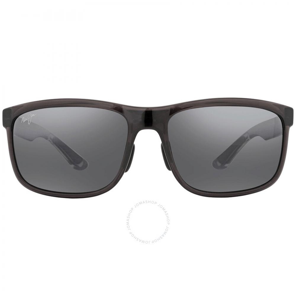 

Maui Jim Huelo Neutral Grey Rectangular Unisex Sunglasses 449 11 58