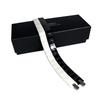 Black and White Ceramic Magnetic Men’s Bracelet - Christmas Gift
