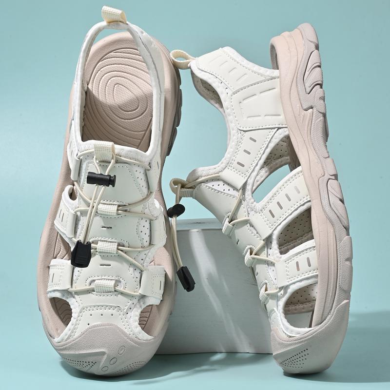 Fashion Quick Dry Wading Aqua Shoes Summer Men Sandals Comfortable Leather Mens Casual Slippers Fashion Besch Sneakers Outdoor Sandaly