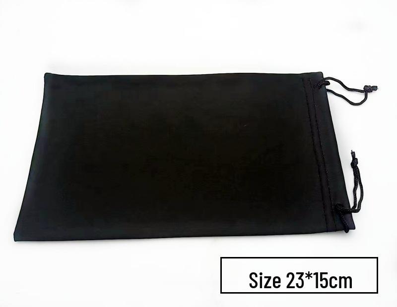 Durable Extra-Large Black Zipper Eyewear Case for Sunglasses, Ski Goggles & More
