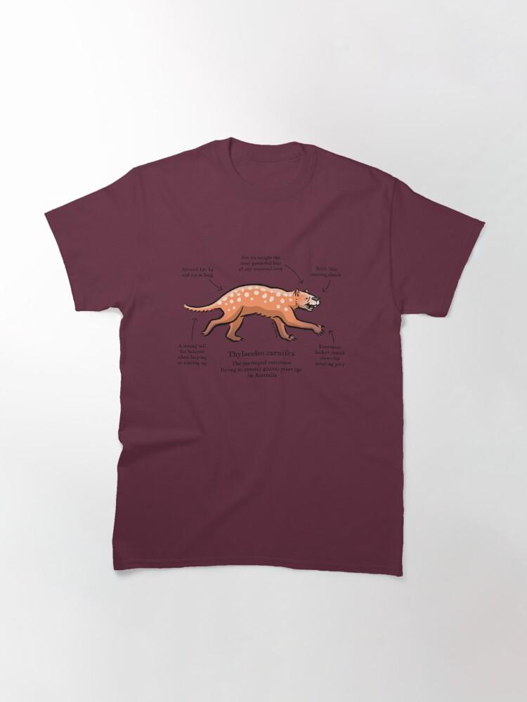 Ice Age Thylacoleo Carnifex the Marsupial Lion Classic T-Shirt
