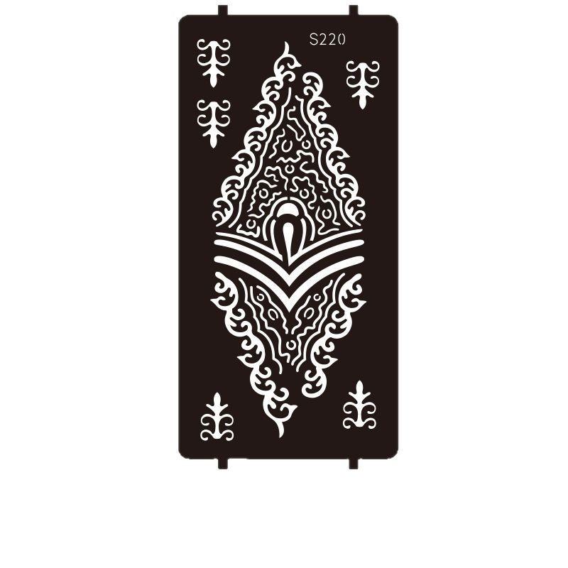 Indian Hannah Tattoo Template Tattoo Hand Drawn Template Juice Tattoo Sticker Painted Hennatattoo