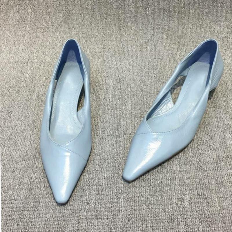 

Остроносые женские сандалии, сексуальное платье на низком каблуке, дизайнерские туфли для женщин, лето 2025, мода, неглубокая роскошь, новые Zapatillas De Mujer 35 синий