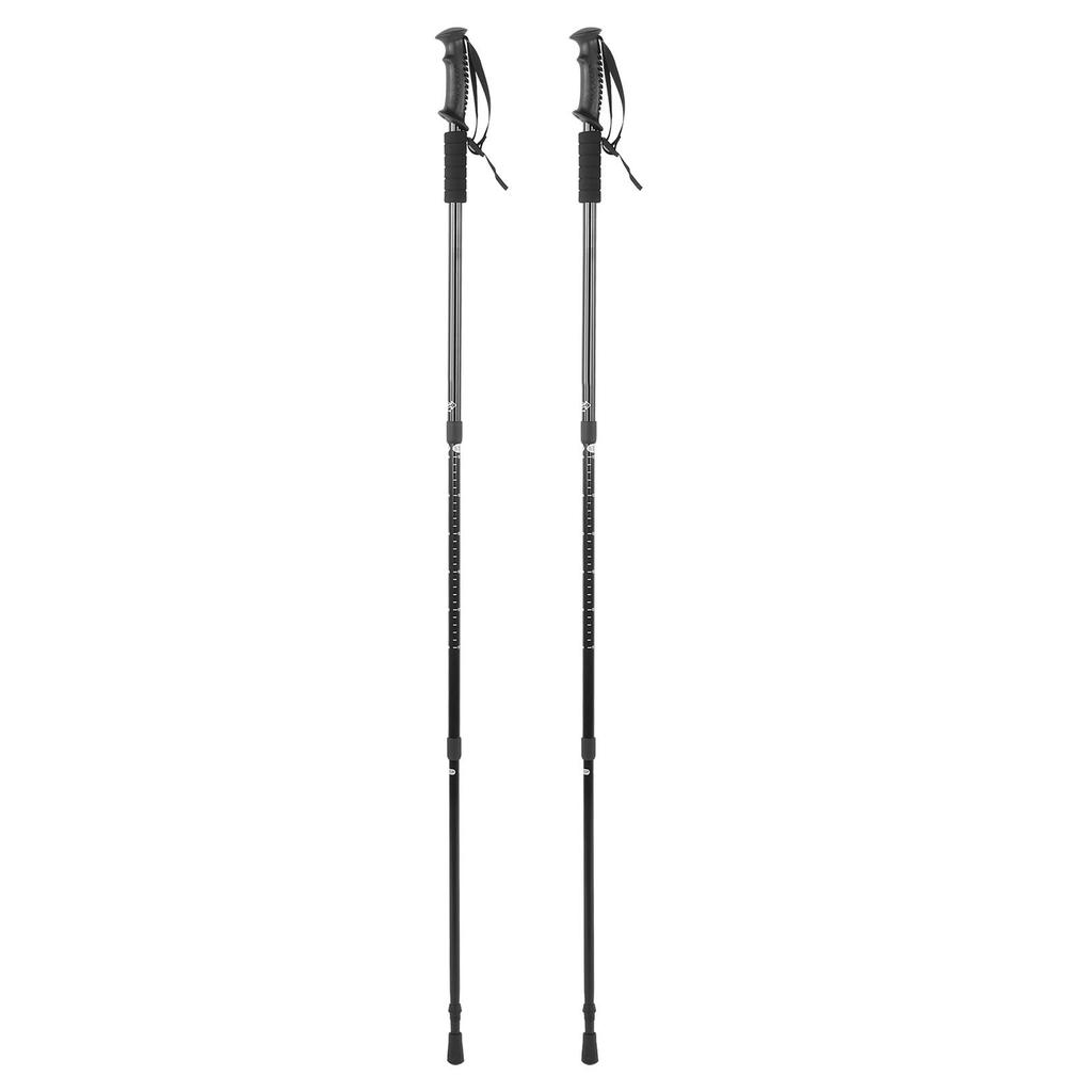 Outdoor Aluminum Alloy Walking Sticks AntiSlip Hiking Climbing Trekking Poles Kit