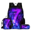 Boys Girls Everyday Backpack Knapsack Football Star Starry Sky Backpack School Tote L-Lamin Yamal Roomy Mochila Rucksack School