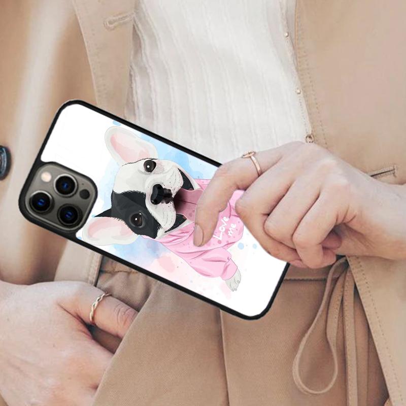 French Bulldog Dog Magnetic Phone Case For APPLE iPhone 17 Air 16 14 13 12 Pro Max 15 Plus Wireless Charge With MagSafe Cover