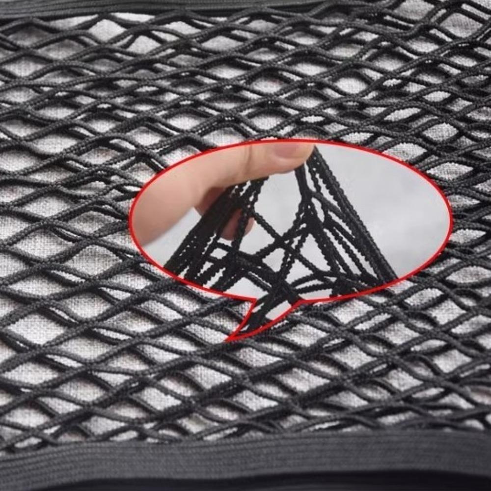Stretchable Car Storage Net Elastic Seat Back Storage Bag New Car Trunk Storage Bag  Seat Back