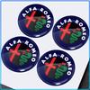 14mm Car Remote Key Fob Emblem Badge Radio Button Sticker For Alfa Romeo 147 159 156 Giulietta Giulia Mito Spider Alpha Nheadrest
