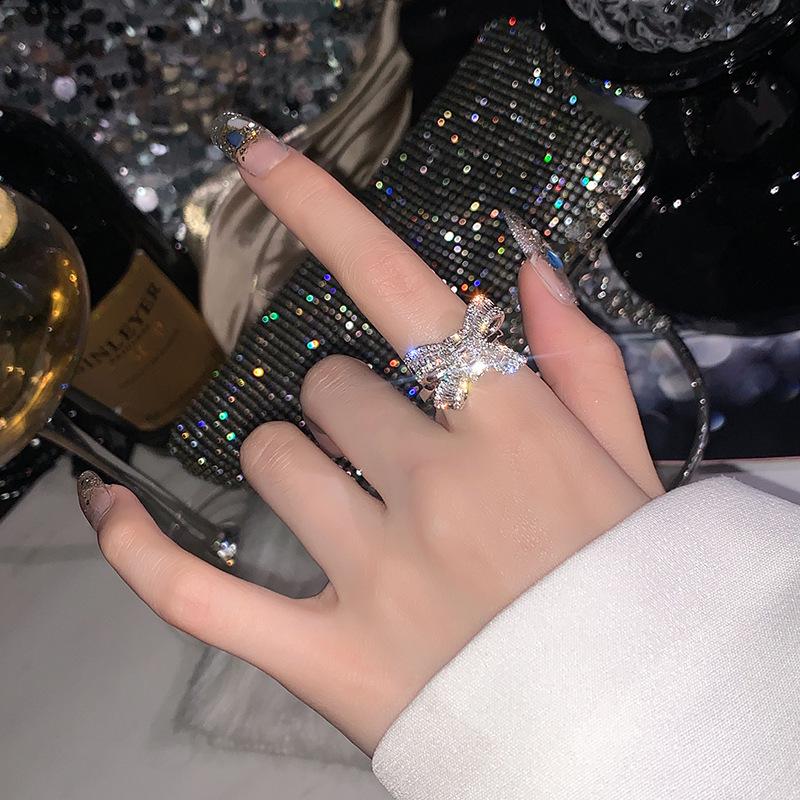 2025 Trendy Open Ring with Girly Bow Knot for Women’s Index Finger