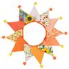 Nordic Star Cotton Triangle Flag Banner for Wedding or Kindergarten Decor