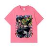 275 GSM Washed T-shirts 100% Cotton Demon Slayer V74 Tomioka Print Unisex Heavy Cotton T Shirt