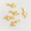Crab Pendant: Copper-Plated, 18K Gold Ocean Series - High Color Retention Jewelry Accessory for DIY Bracelets & Necklaces.
