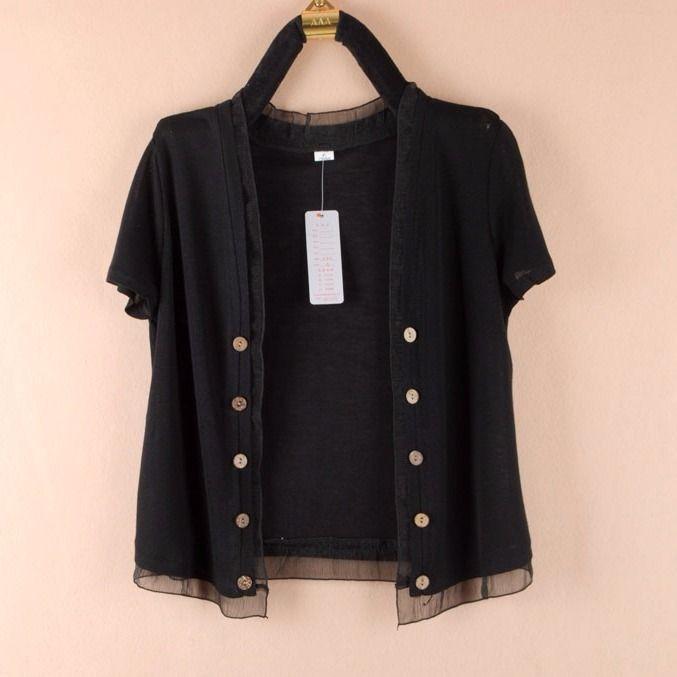 Women's Lightweight Summer Knit Cardigan with Lace Trim, Sun-Protective, Plus Size, Long-Sleeve Outerwear