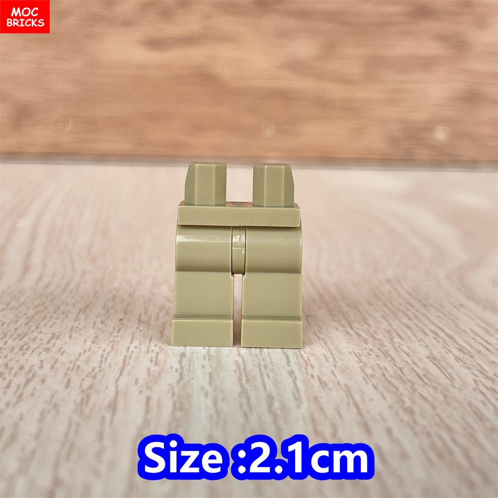 8pcs/lot MOC Bricks Blank Pants Legs Body Wear Figure Accessory Assembled Building Blocks Toy Kids Plastic Dolls