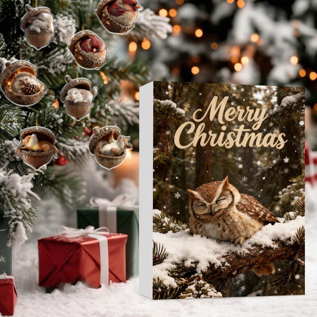 Adventskalender Innehåller 24 Gåvor, Söta Figurer Docka Adventskalender, Nedräkningskalender Med Överraskningsleksaker, Samlarfigurer Gåva Till Barn