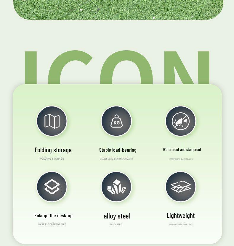 Portable Folding Outdoor Table Set for Camping, Picnics, and BBQs