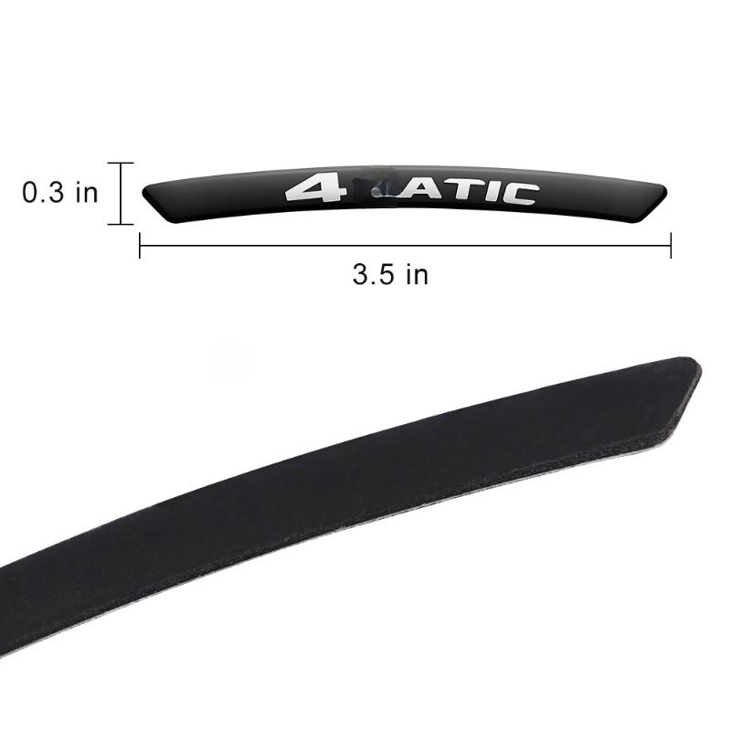 4pcs Emblem 4 MATIC Car Wheel Rims Sticker for W212 W221 W220 W213 W205 W210 W204 W202 W124 W176 W463 GLS GLC