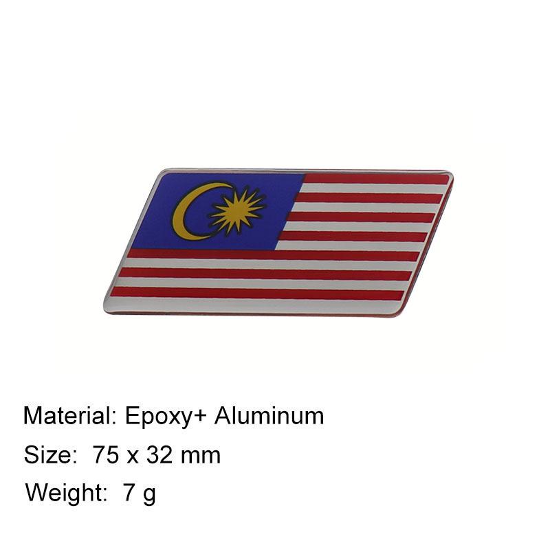 

Премиум Малайзийский Национальный Флаг для внедорожника, автомобиля, капота двигателя, крыла, багажника, хвостовой части, наклейка, эмблема, значок sticker-ling
