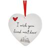 Heart Hanging Ornament Acrylic I   You Lived Next Door Christmas Tree Decorations for Valentine s Day Anniversary New