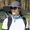 Quyoubang Super Wide Brim Detachable Sun Hat