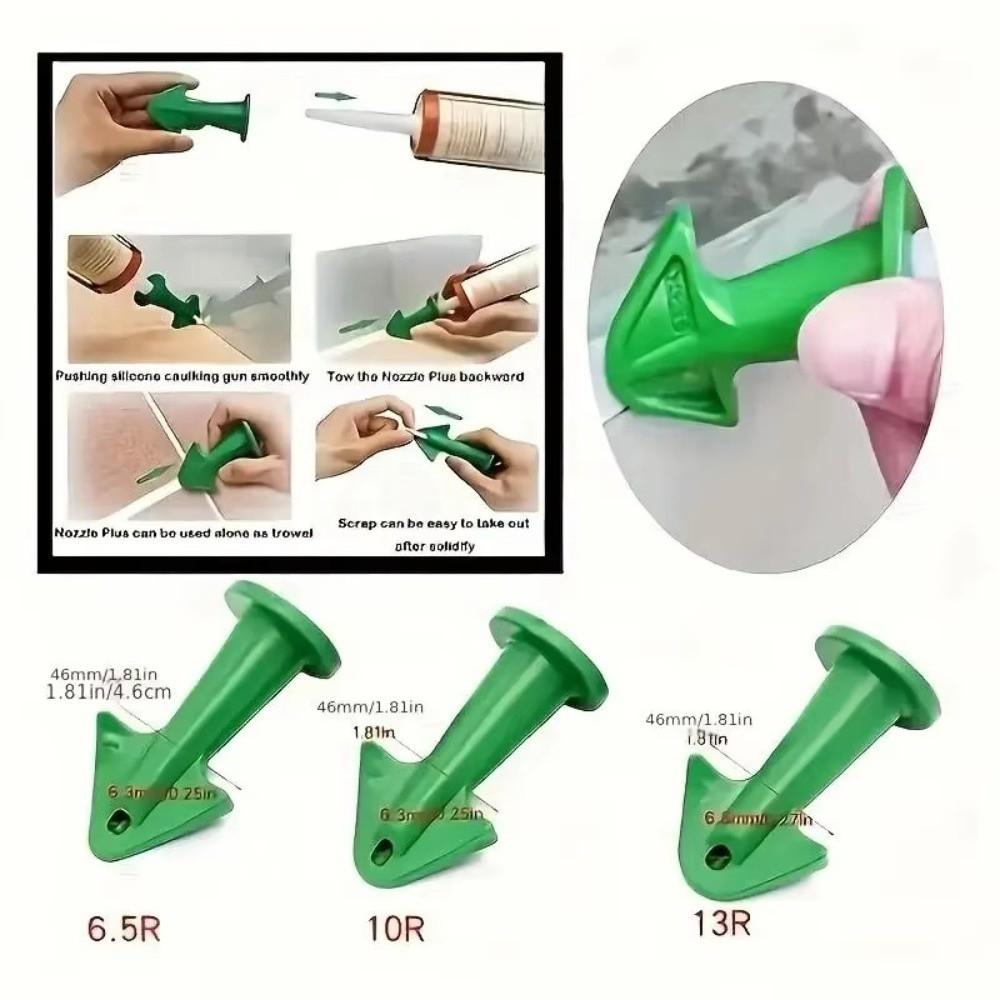 Multi-Purpose Sealant Nozzle Scraper Silicone Caulk Applicator Bathtub Caulking