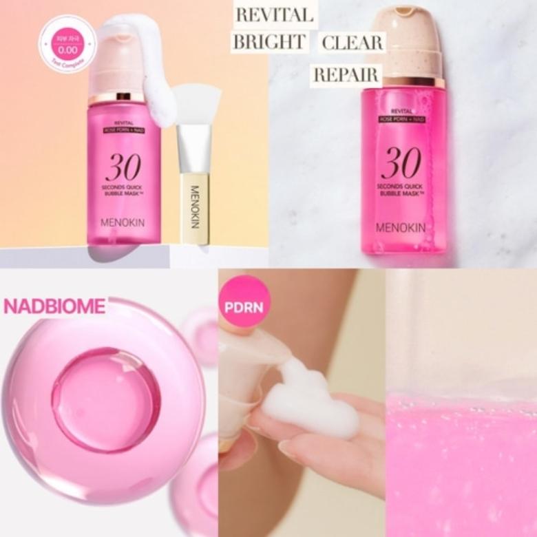 MENOKIN 30 Seconds Quick Bubble Mask 95ml