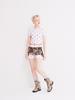 ASIF CALIE Love Gurls Graphic Crop T-Shirt White