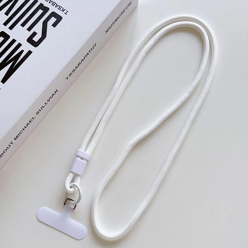 Universal Crossbody Phone Lanyard Neck Strap with Keychain Charm Durable Soft Lanyard for Phone Keys Card Holder Daily Accessories