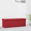 VidaXL Folding Storage Bench Storage Container Living Room Storage Chest Hallway Home Interior 338800