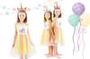 Costume for a fancy dress party, unicorn dress, Pegasus dress, fairy tale characters, size 130. Costume for a girl, unicorn outfit, size 130.