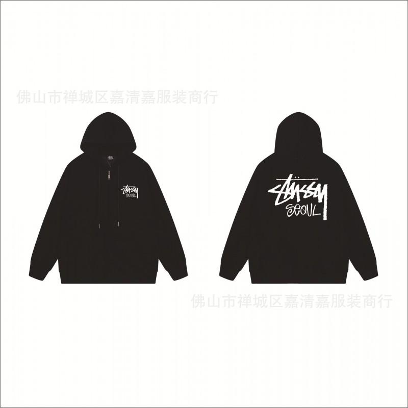 Mens Oversized Zip-Up Hooded Sweatshirt Casual Streetwear Cotton Pullover Fall