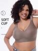 Seamless Push Up Bras for Women Plus Size Comfortable Wireless Bralette Active Brassiere Sexy Underwear Big Size Mto6XL