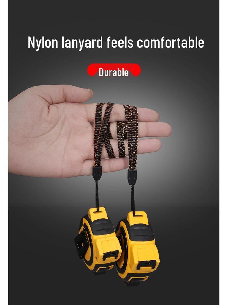 Ruletă din Oțel de Înaltă Precizie și Nailon - 3m, 5m, 7.5m pentru Prelucrarea Lemnului