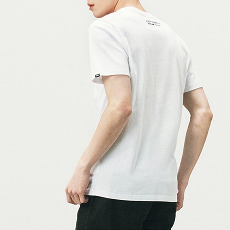 Vans X Fivemonker Collaboration Abstract Print Crew Neck Short Sleeve T-Shirt Unisex Tops White VN0A5F48WHT